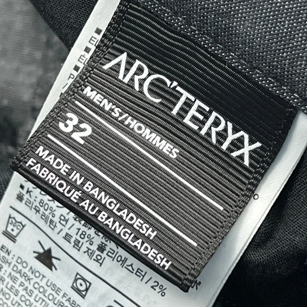 Arc'teryx A2B Commuter Pant Mens 32 Grey Trim Articulated Tech Utility Stretch